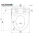 Крышка-биде Nanobidet Monte Carlo  и унитаз напольный Jacob Delafon Odeon Up 4956CK-00